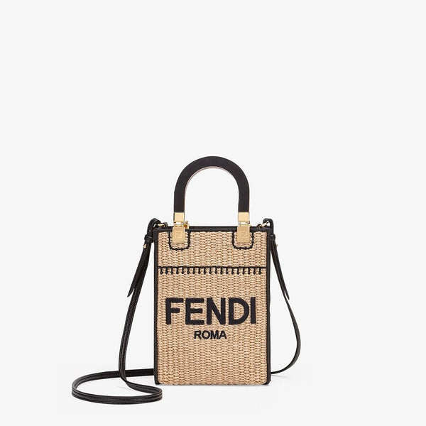 Fendi Braided Straw Mini-bag