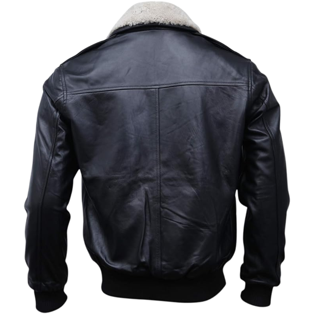 Mens A-2 Flight Bomber Leather Jacket