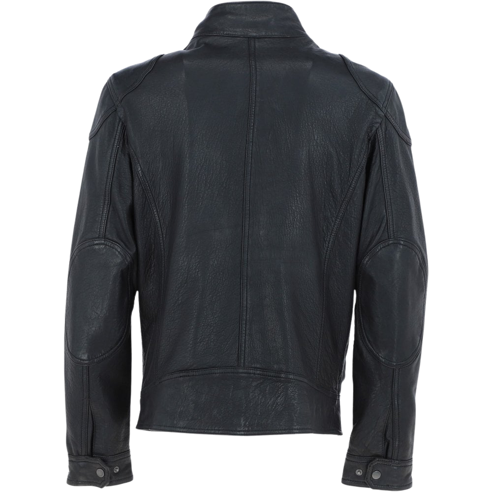 Black Leather Biker Jacket