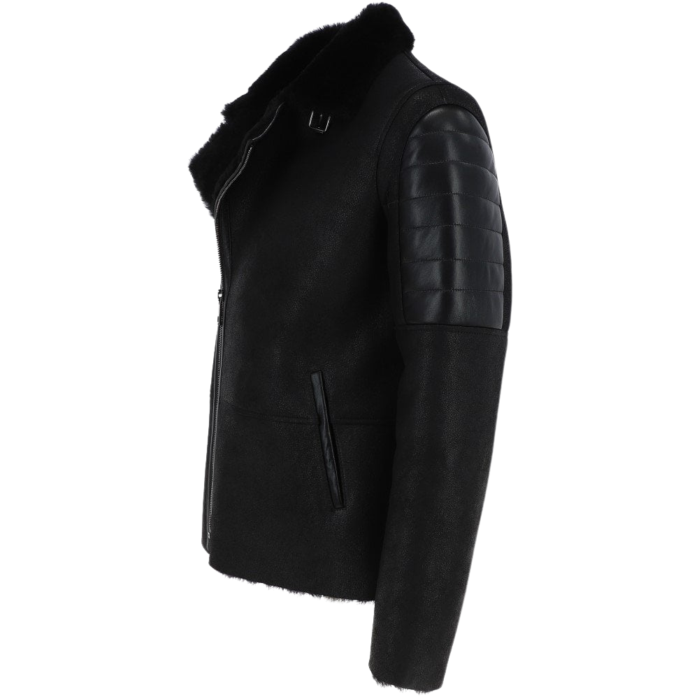 Men's Luxury Black Wool Jacket