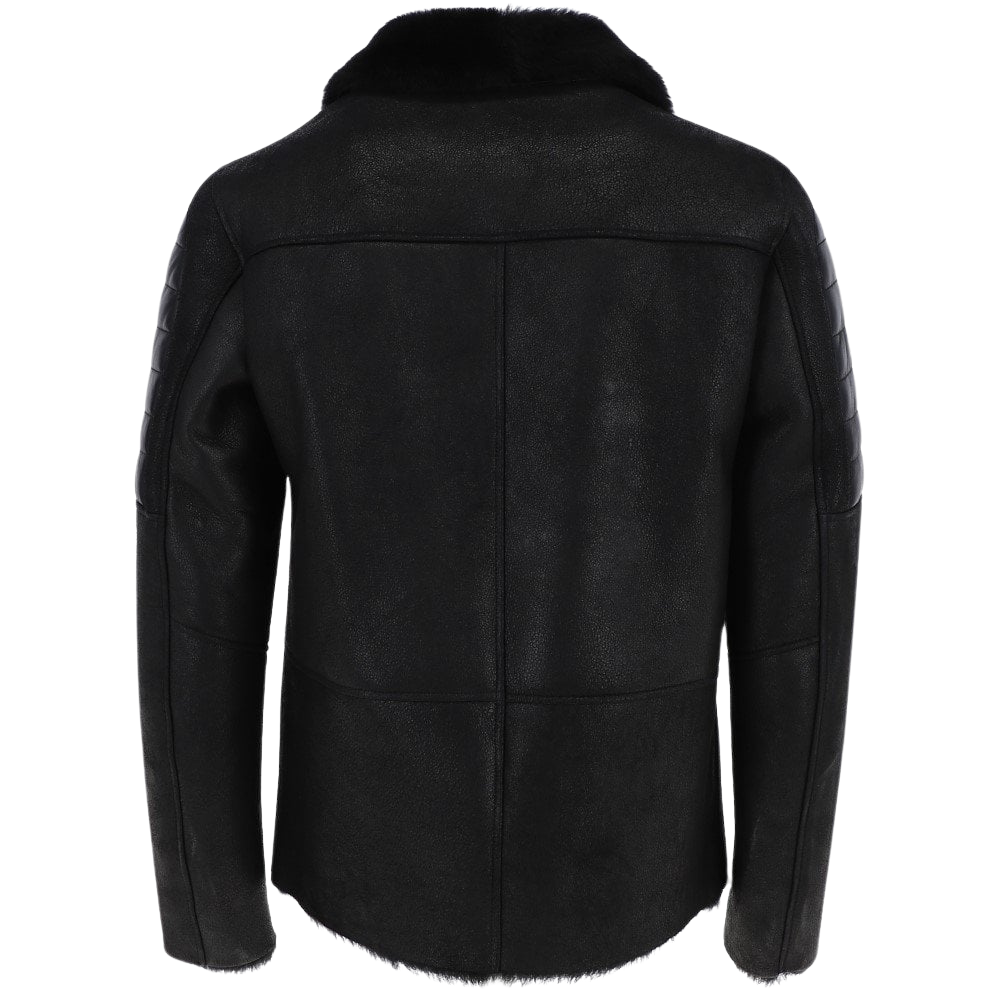 Men's Luxury Black Wool Jacket