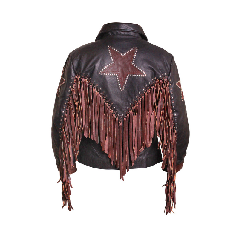 Feather Skin Ladies Leather Jacket